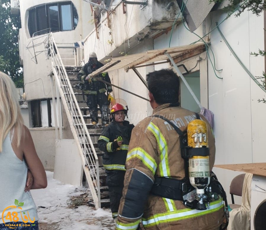  اللد: اصابة خطرة لسيدة بحريق شقّة سكنية 